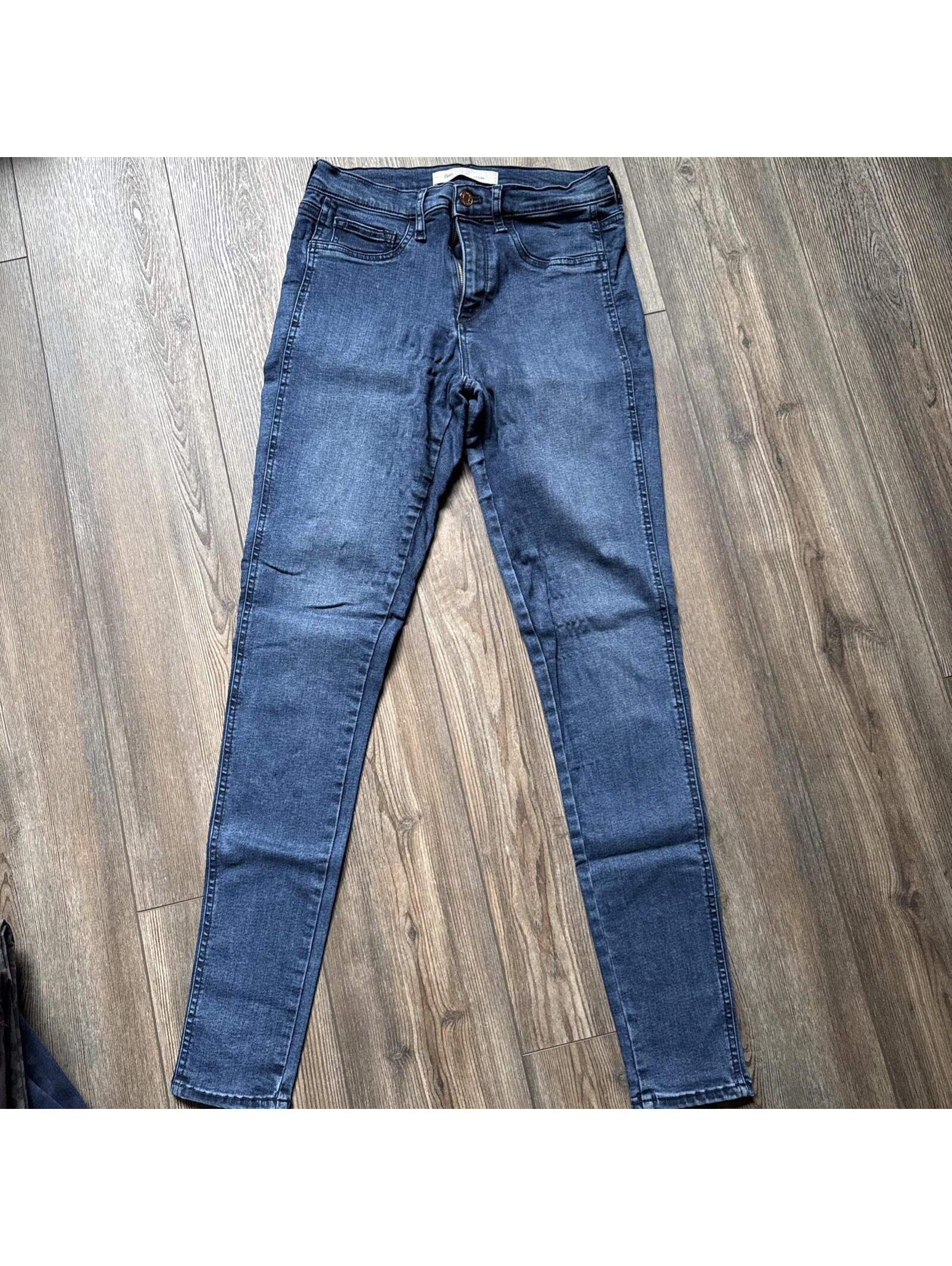 Gap True Easy Legging Jeans Womens 29 Tall Blue Stretch 5-Pocket Design